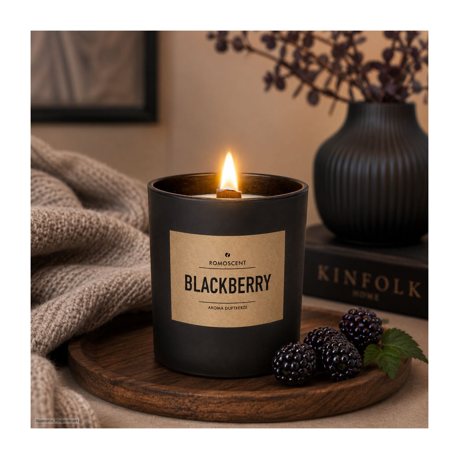 ROMOSCENT® Aromakerze Blackberry