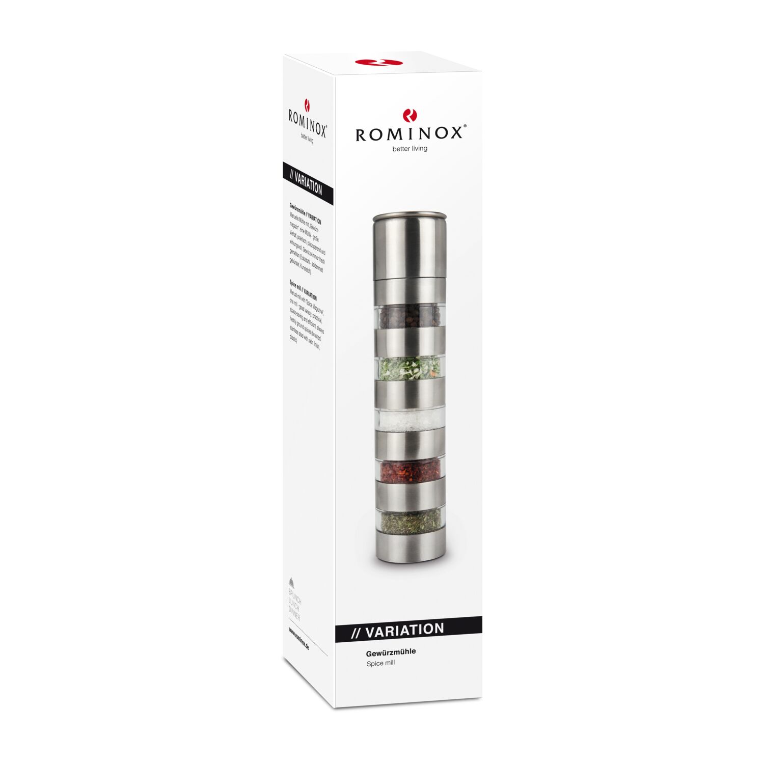 Geschenkset / Präsenteset: 5 in 1 - Gewürzmühlenvariation