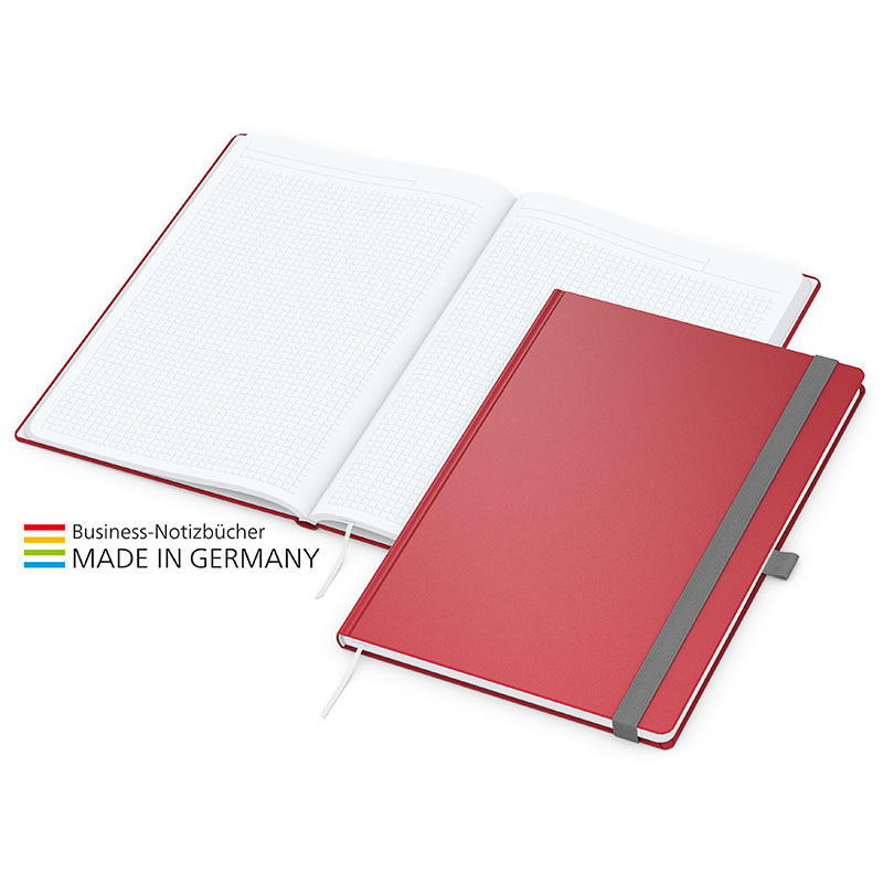 Vision-Book White bestseller A4, rot