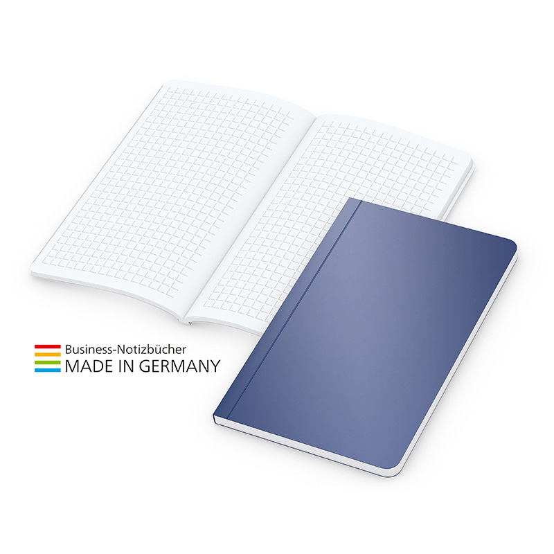 Copy-Book White bestseller Pocket, matt-dunkelblau inkl. Silberprägung