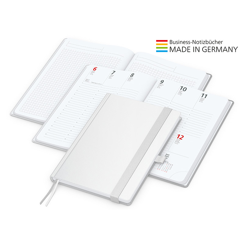 Match-Hybrid White bestseller A5, Cover-Star matt, weiß