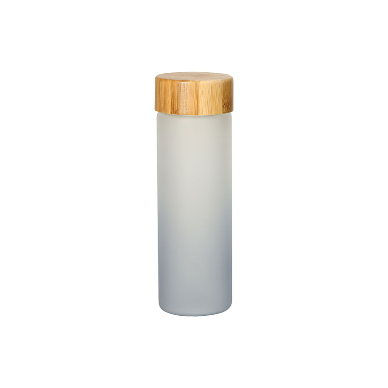 Glasflasche Frosted 0,4 l