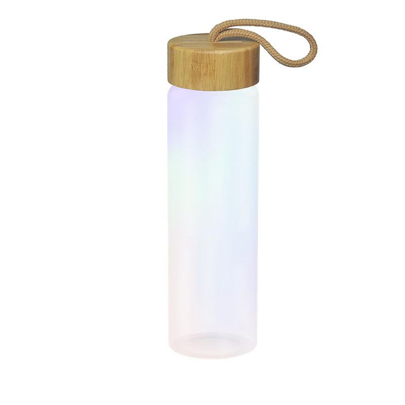 Glasflasche Bamboo, 0,65 l, colour