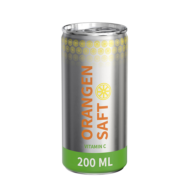 200 ml Orangensaft (Dose) - Fullbody transparent