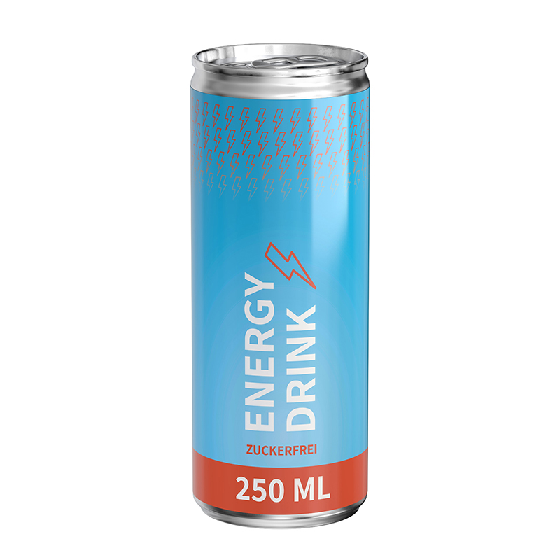250 ml Energy Drink zuckerfrei - Body Label