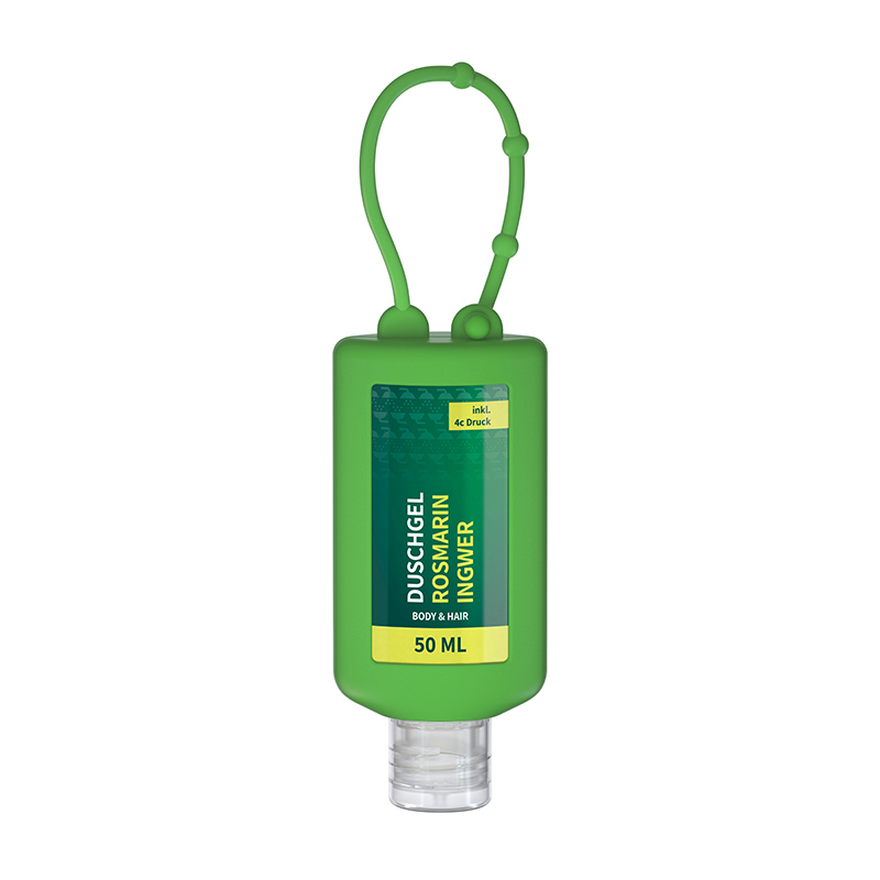 50 ml Bumper grün - Duschgel Rosmarin-Ingwer - Body Label