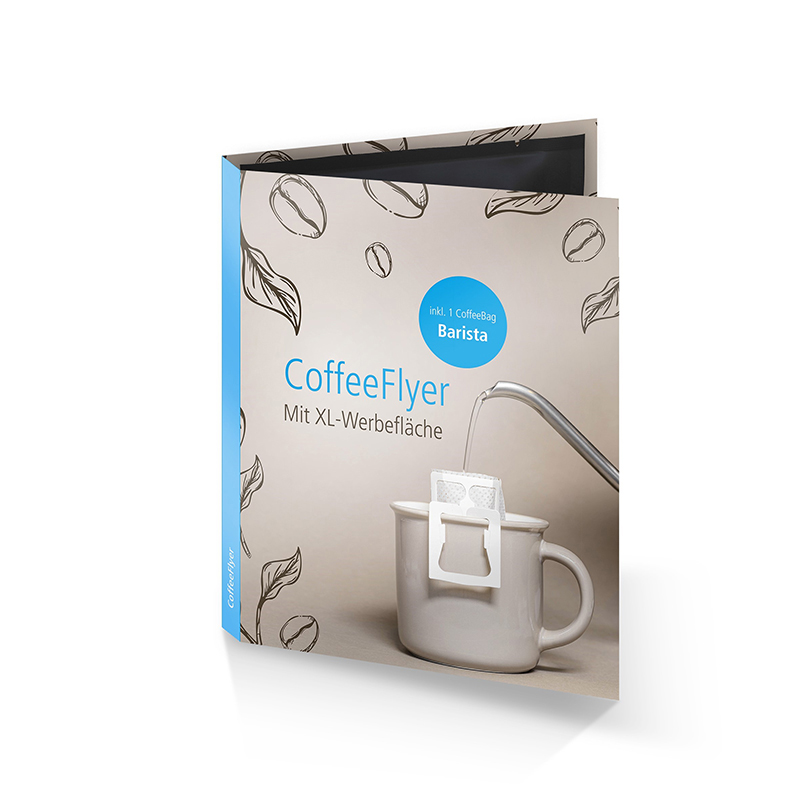 CoffeeFlyer - Barista - schwarz, Individual Design