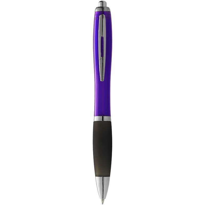 Bullet Nash Kugelschreiber farbig mit schwarzem Griff