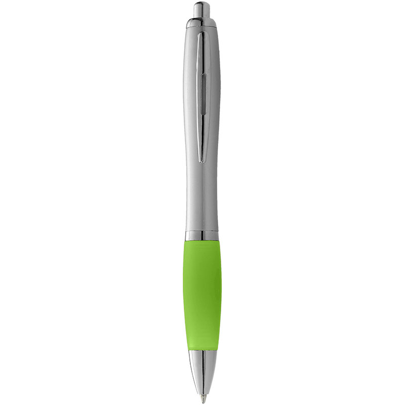 Bullet Nash Kugelschreiber silbern mit farbigem Griff