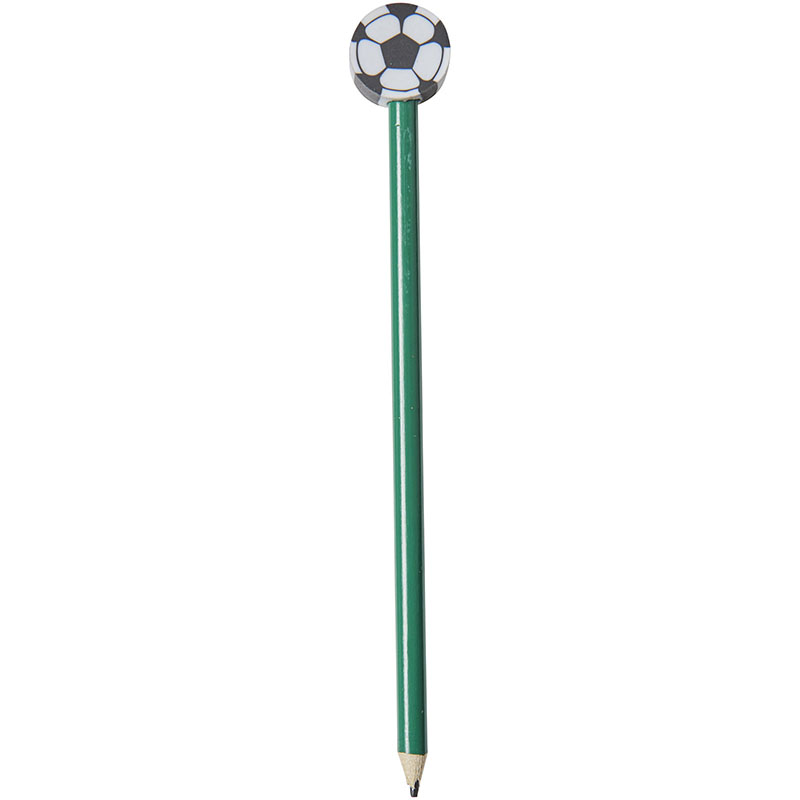 Bullet Goal Bleistift mit Radierer in Fußballform