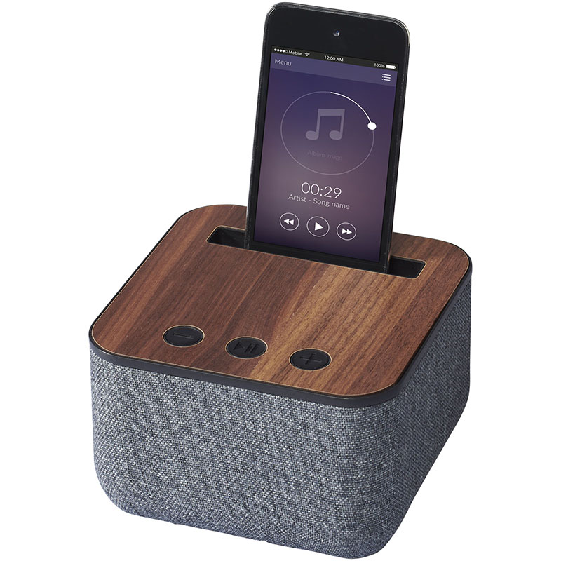 Avenue Shae Stoff und Holz Bluetooth® Lautsprecher