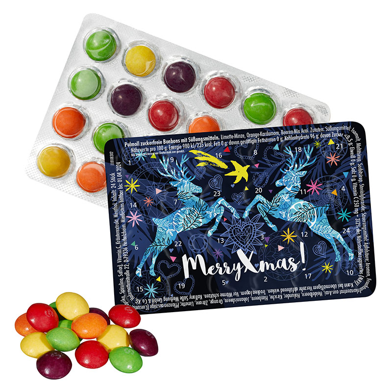 Kleinster (Advents-) Kalender der Welt Standard  mit SKITTLES® Original Fruity Candy