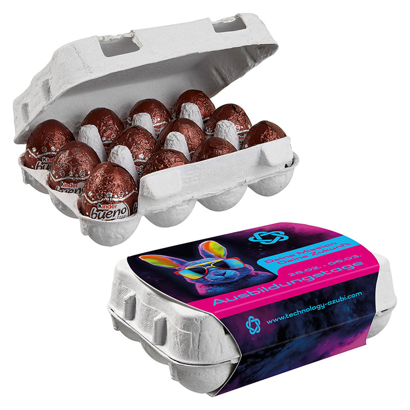 12er Ostereier-Karton mit Kinder Bueno Eiern
