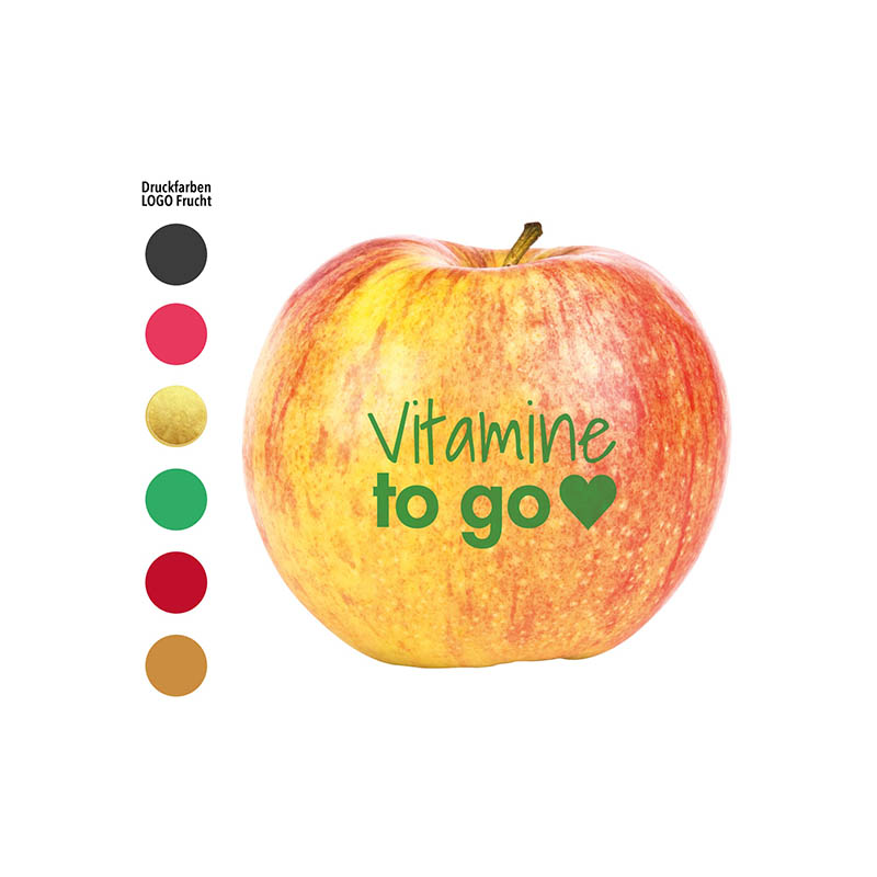 LogoFrucht Apfel Vitamine rot