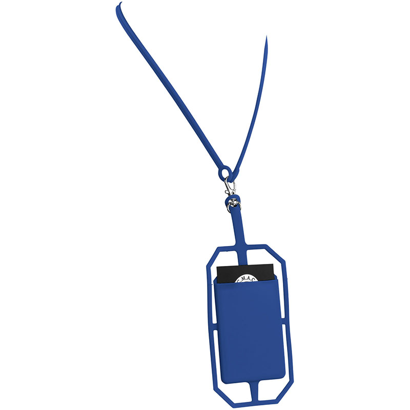 Bullet Silikon RFID Kartenhalter mit Lanyard