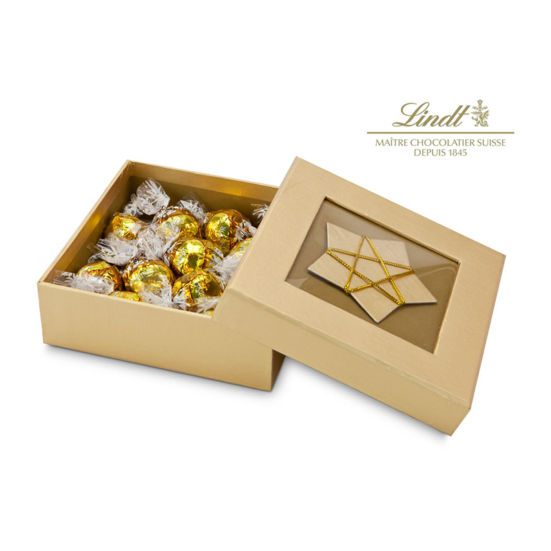 Geschenkset / Präsenteset: Goldene Schachtel