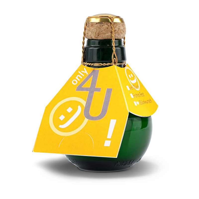 Kleinste Sektflasche der Welt Only 4 u, 125 ml
