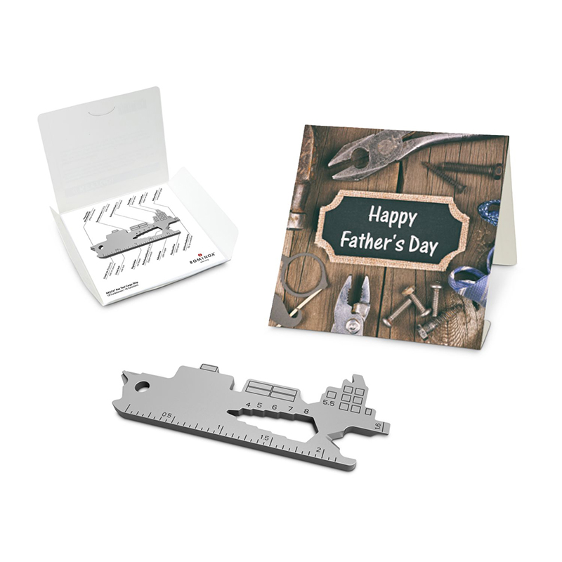 ROMINOX® Key Tool Cargo Ship (19 Funktionen) Happy Father's Day