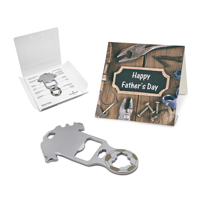 ROMINOX® Key Tool Football (18 Funktionen) Happy Father's Day