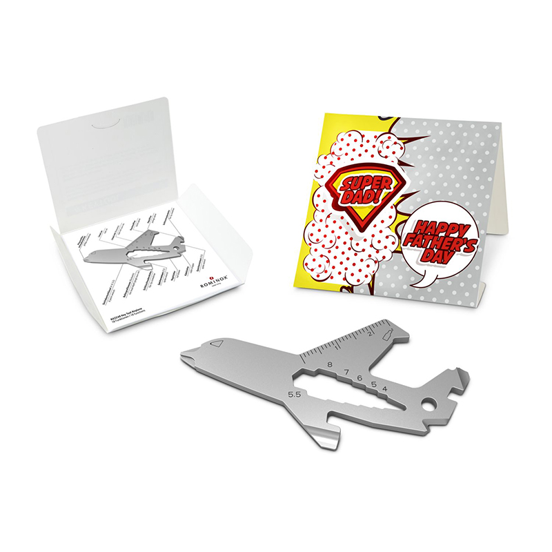 ROMINOX® Key Tool Airplane (18 Funktionen) Super Dad