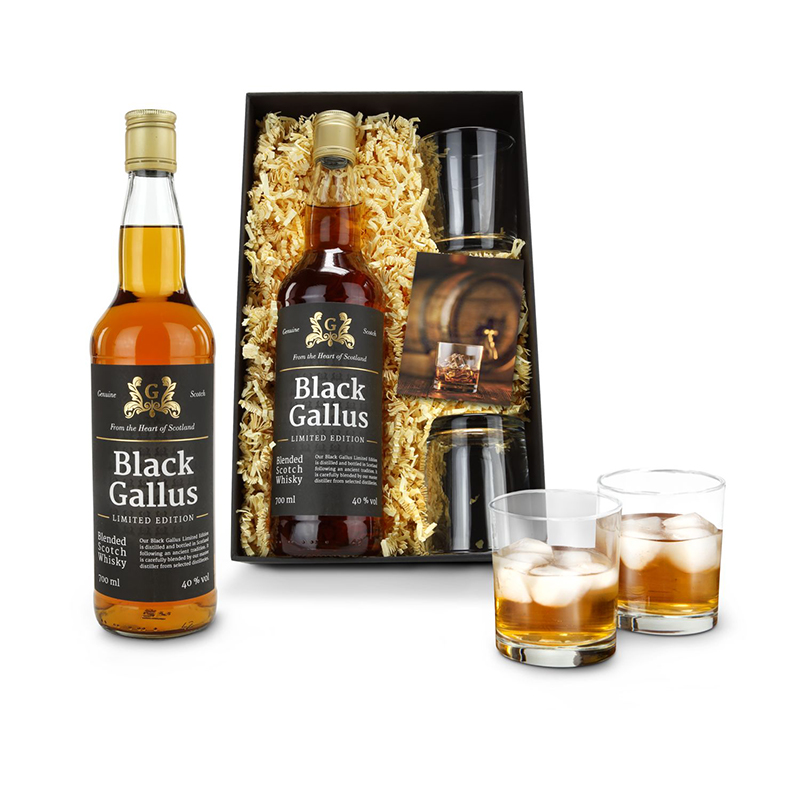 Geschenkset / Präsenteset: Black Gallus Whisky