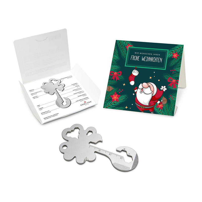 ROMINOX® Key Tool Lucky Charm (19 Funktionen) Frohe Weihnachten