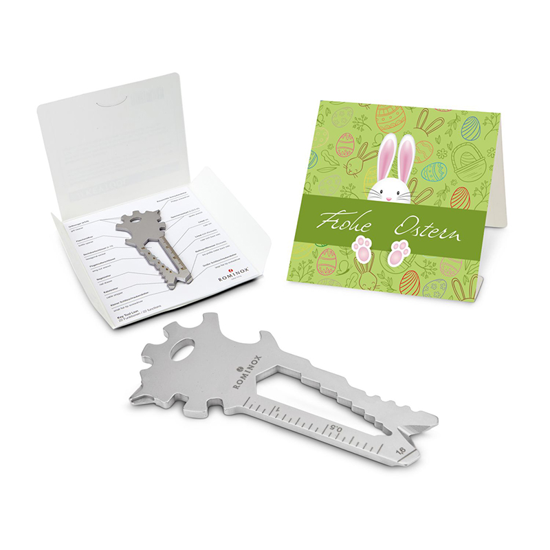 ROMINOX® Key Tool Lion (22 Funktionen) Frohe Ostern Hase