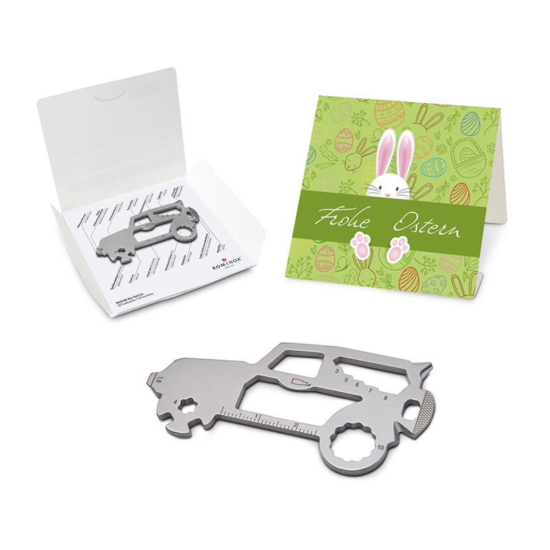 ROMINOX® Key Tool SUV (19 Funktionen) Frohe Ostern Hase