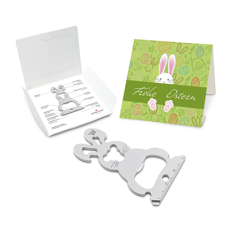 ROMINOX® Key Tool Bunny (16 Funktionen) Frohe Ostern Hase