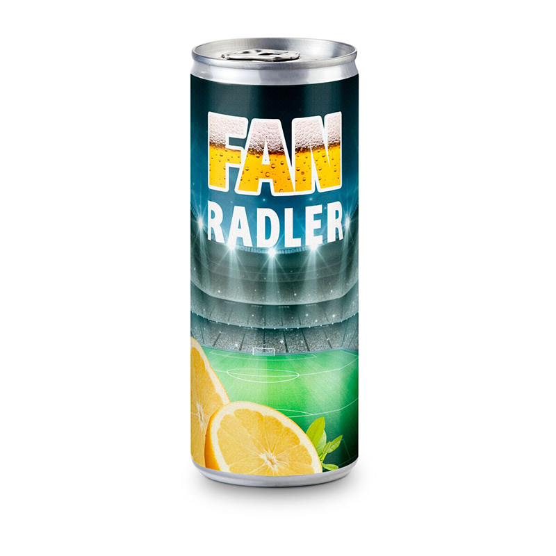 Radler - Bier und Zitronenlimonade - Folien-Etikett, 250 ml