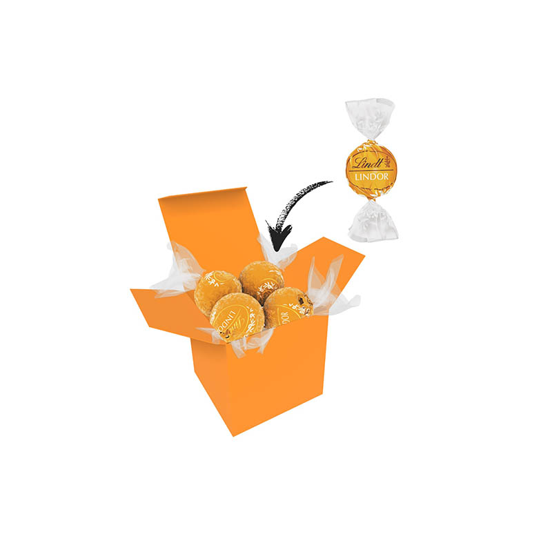 Color Lindor Box - Orange - Karamell