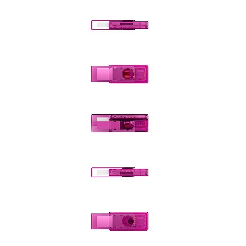Klio-Eterna USB-Speicher mit drehbarem Schutzbügel Twista transparent USB 3.0