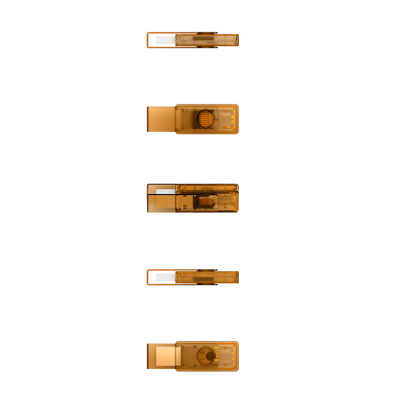 Klio-Eterna USB-Speicher mit drehbarem Schutzbügel Twista ice USB 2.0