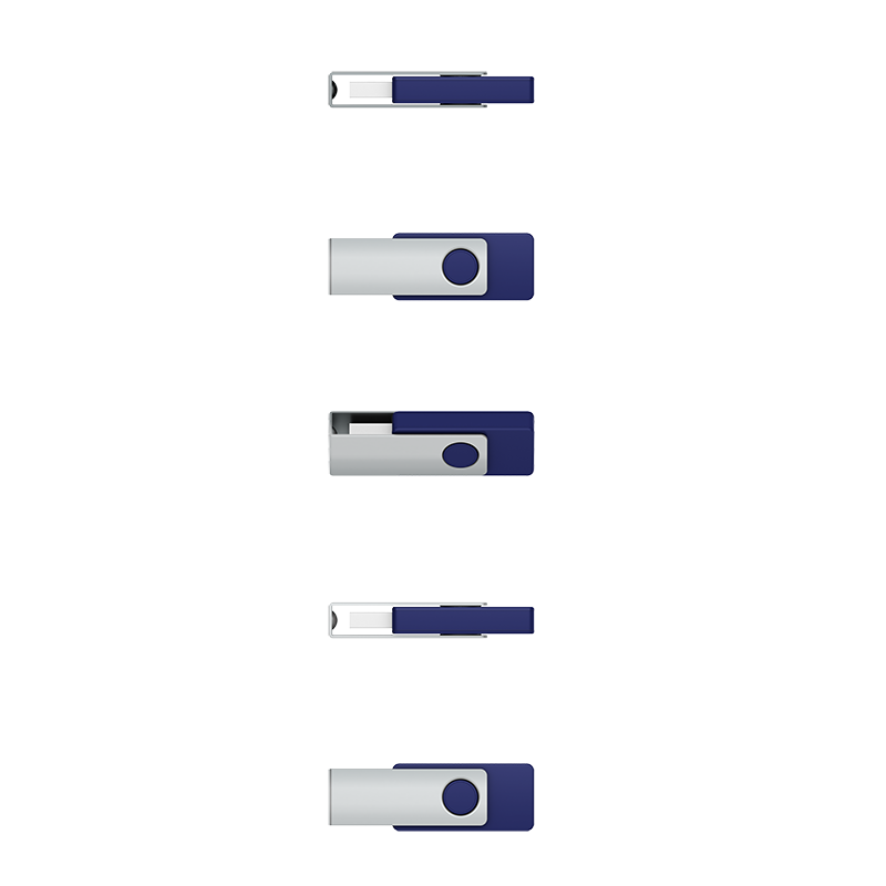 Klio-Eterna USB-Speicher mit drehbarem Schutzbügel Twista high gloss Mc USB 2.0