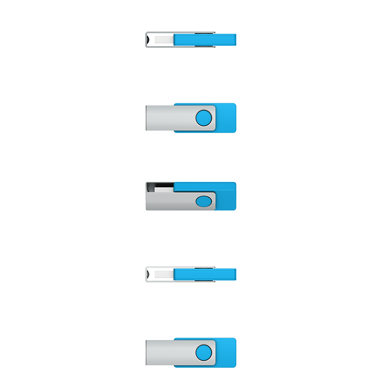 Klio-Eterna USB-Speicher mit drehbarem Schutzbügel Twista high gloss Mc USB 2.0