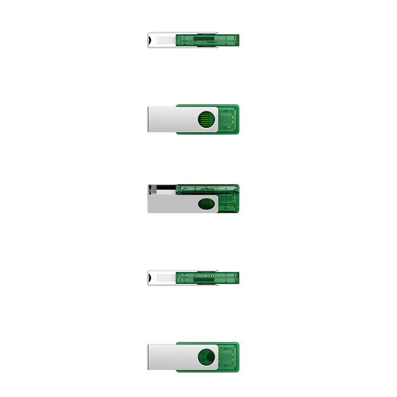Klio-Eterna USB-Speicher mit drehbarem Schutzbügel Twista transparent Mc USB 3.0