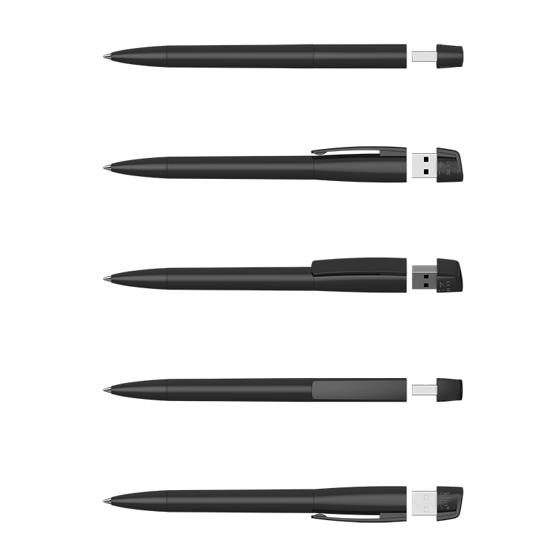 Klio-Eterna Drehkugelschreiber mit integriertem USB-Stick Turnus high gloss USB 2.0