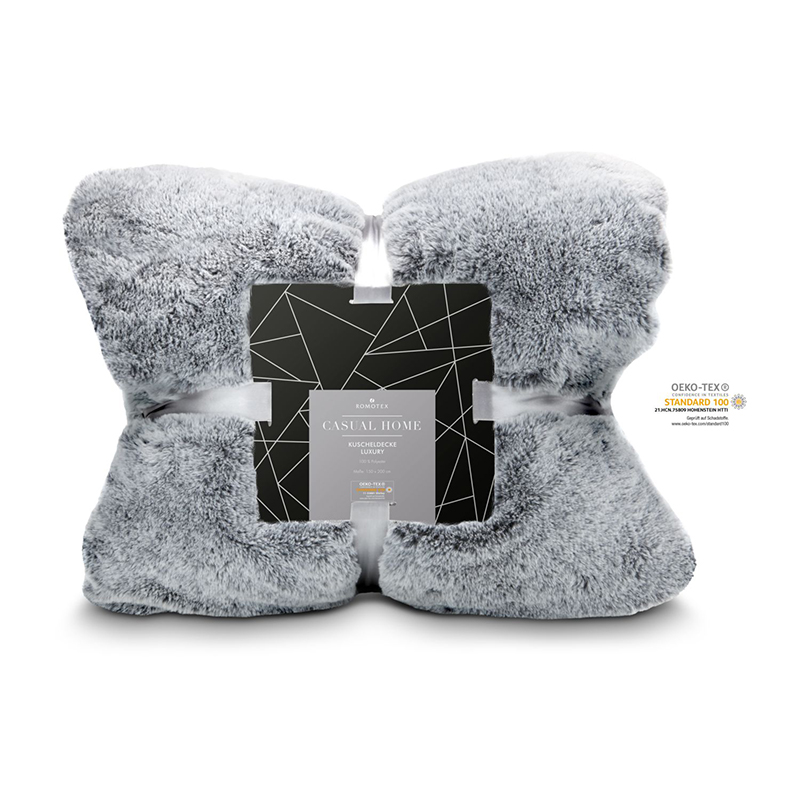 Luxury Decke Fur-Feeling - 150 x 200 cm, 530 g/m²