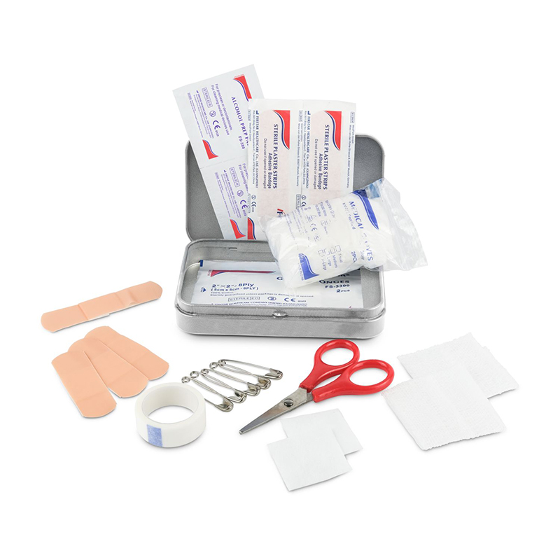 First Aid Box Compact, 27-teilig in Metalldose