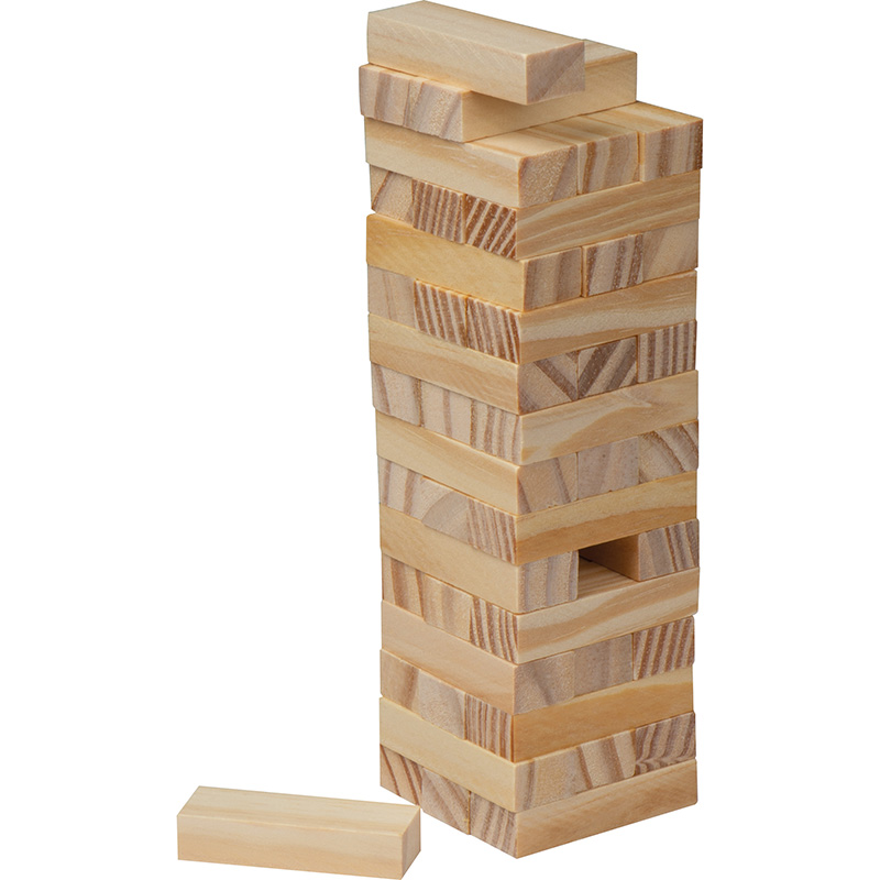 Stapel-Geschicklichkeitsspiel aus Holz