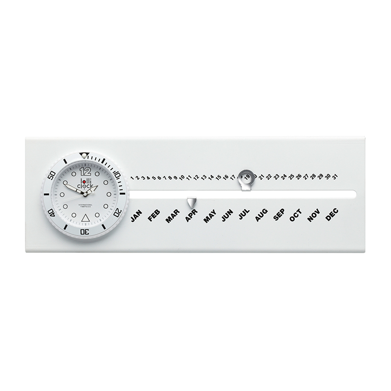 Uhr mit Kalender LOLLICLOCK-CALENDAR