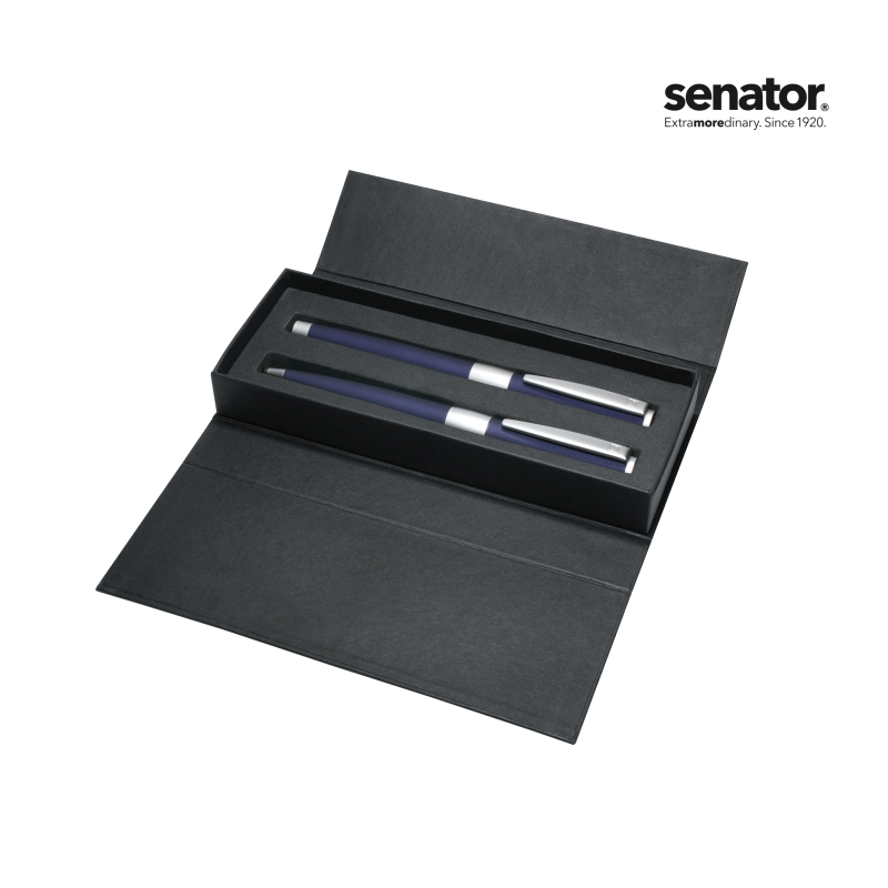 senator® Image Chrome Set (Drehkugelschreiber+ Rollerball)