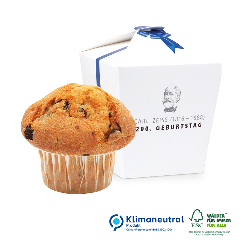 Muffin Maxi in Promotion-Verpackung Style, Klimaneutral, FSCÂ®