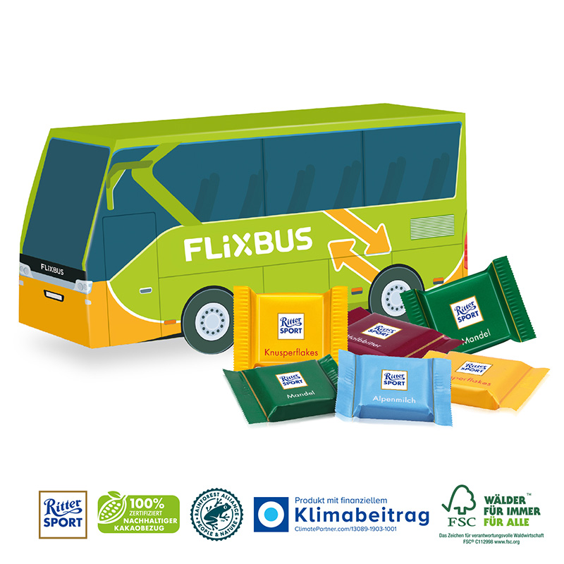 3D Präsent Bus, Klimaneutral, FSC®