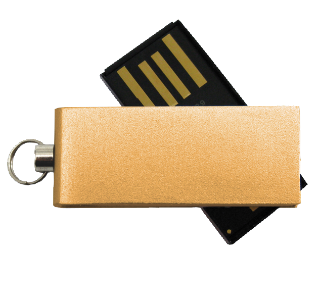 USB Stick Micro Twist Gold
