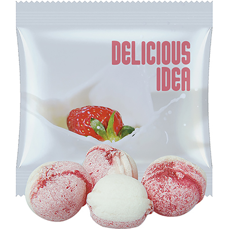 Erdbeer-Joghurt Bonbons, ca. 7g, Mini-Tüte