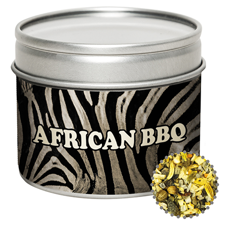 Gewürzmischung African BBQ, ca. 60g, Metalldose mit Sichtfenster