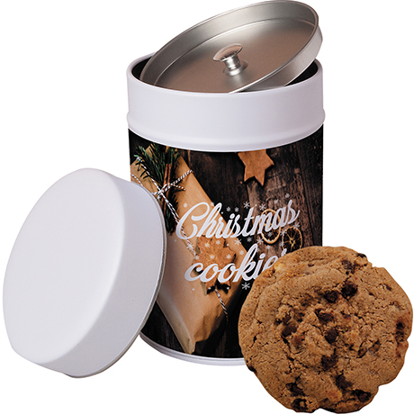 Cookie Schoko-Cashew, ca. 125g, Metalldose Maxi