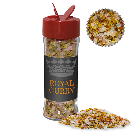 Royal Curry, ca. 60g, Glas mit Streuaufsatz