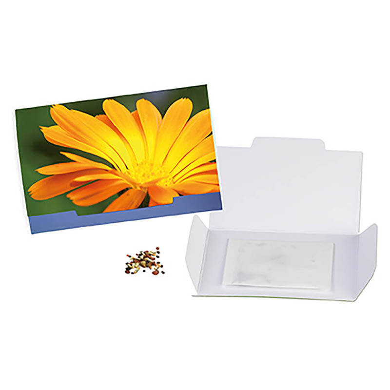Flower-Card mit Samen - Ringelblume